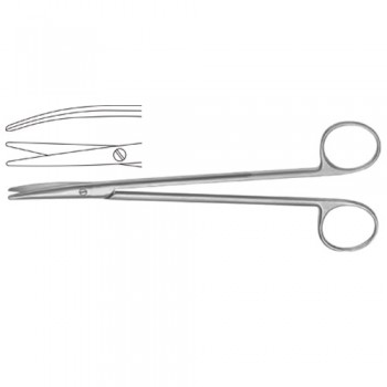 Salyer Dissecting Scissor for Cleft Palate Curved - Fine Pattern Stainless Steel, 18 cm - 7"